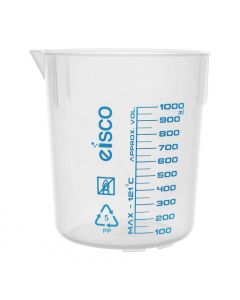 Stackable Plastic Beaker, Easy Read 1000ml [3143]