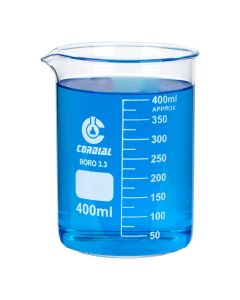 Beakers 3.3. Borosilicate Glass 400ml Pk of 10 [9127]