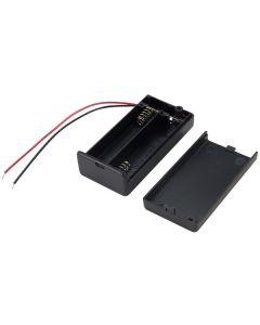 Battery Holder 2 x AA with Cover [4062]