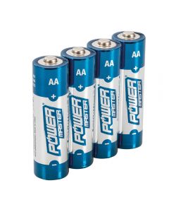 Batteries AA 1.5V Pack of 4 Alkaline [45015]