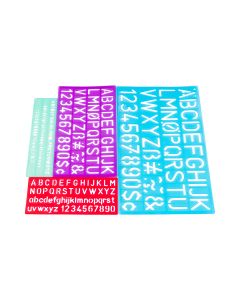 Letter Stencil Multipack Pack of 12 [945219]