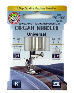Organ Universal 70-100 Needles Pack of 5 [45423]
