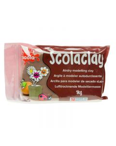 Air Drying Clay 1Kg Terracotta Pack of 4 [948491]