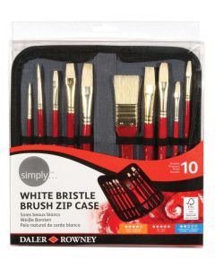 Simply Oil Brushes Set of 10 in Zip Case [48506]