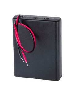 Battery Holder 4 x AA ABS Box Unswitched [48546]