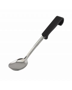 Genware Plastic Handle Small Spoon Black [777611]