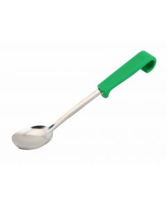 Genware Plastic Handle Small Spoon Green [777612]
