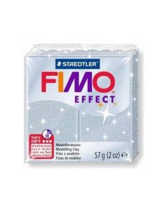 Fimo Effect Glitter Silver Modelling Material [44529]