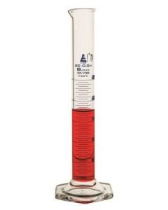 Labglass Measuring Cylinder 1000ml Hex. Base Pk of 2 [92628]