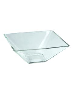 Square Glass Bowls Pack of 6 20 x 8cm H [777771]