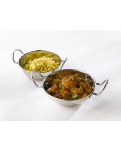 Stainless Steel Balti Dish 13cm (5") with Handle [777790]