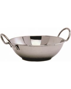 Stainless Steel Balti Dish 15cm (6") with Handles [777792]