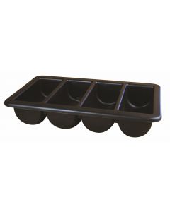 Cutlery Tray/Box Full Size Black 13" x 21" [777840]