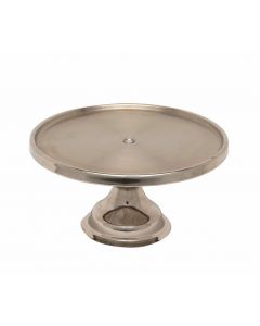 Genware S.Steel Cake Stand 13" Dia. 6.5" H. [777894]