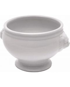 Lion-Head Soup Bowls White Pack of 6 11cm 14oz [778265]