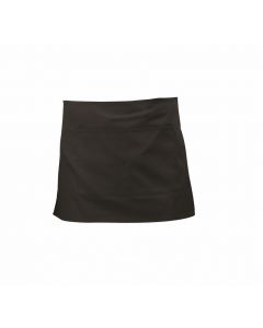 Apron Black Short with Split Pocket 70cm x 37cm [778377]