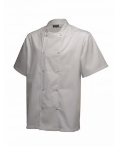 Stud Jacket (Short Sleeve) White XL Size [778444]