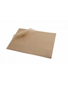Greaseproof Paper 25 x 20cm (1000 Sheets) Brown [778536]