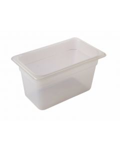Gastronorm Pan 1/4 Polypropylene 100mm Clear [778547]