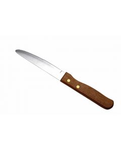 Steak Knife Large - Dark Wood Handle (Dozen) [778743]