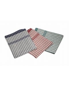 Cotton Check Towel 46 x 69cm 10 Pieces Mix Colours [778835]
