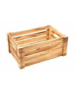 Wooden Crate Rustic Finish 34 x 23 x 15cm [778892]