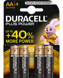 Batteries AA Pack of 4 Duracell [2124]