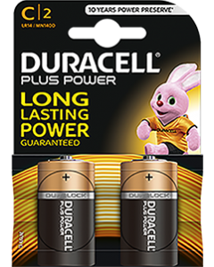 Batteries C Pack of 2 Duracell [2126]