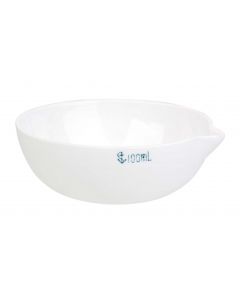 Evaporating Basin/Dish Porcelain Shallow 75ml [0103]