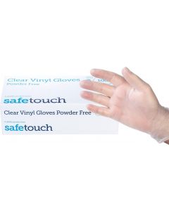 Disposable Vinyl Gloves Clear Extra Large Box of 100 x 2 [91651]