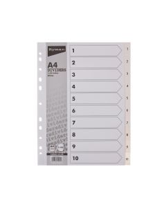 Index Dividers Pack of 10 A4 [3051]
