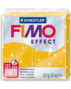 Fimo Effect Glitter Gold Modelling Material [44527]