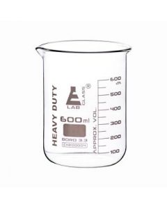 Labglass Beaker Heavy Duty 3.3. Boro. Glass 600ml [80060]