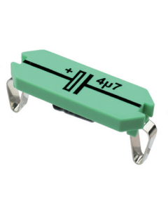 Locktronics Capacitor, 4.7uF, Electrolytic, 25V [2813]