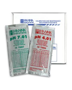 Buffer Solution pH4 & pH7 20ml Pack of 10 Sachets [5604]