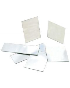 Mirrors Plane Glass Unmounted Set of 10 75 x 25mm [0313]