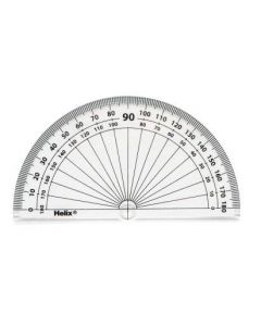 Helix 4 Inch 10cm 180 Degrees Protractor (Pack of 50) [3044]