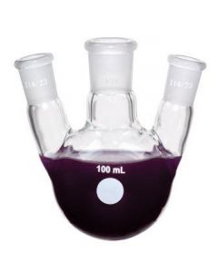 A PLUS Jointed Flask Round Bottom 3 Neck 100ml [3337]