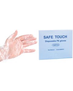 Disposable Gloves Polythene Box of 100 Small [1639]