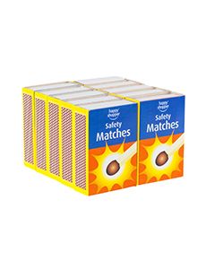 Safety Matches 10 Boxes x Pk of 10 (100 Boxes) [95360]