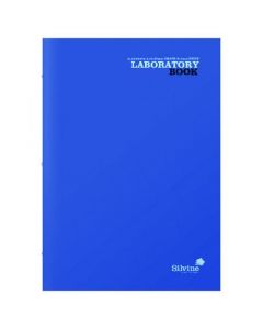 Silvine Laboratory Book A4 Blue 75gsm 80 Pages 2, 10, 20mm  [3020]