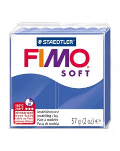 Fimo Soft Brilliant Blue Modelling Material [44538]