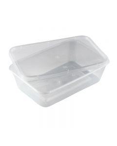 Freezer, Microwave Tubs, Pack of 50 165 x 115 x 75mm [7364]