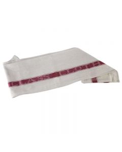 Glass Cloth (Tea Towels) Pack of 10 Red [7162]