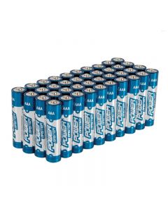 Batteries AAA 1.5V Pack of 40 Alkaline  [4971]