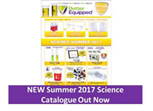 New Summer 2017 Science Catalogue Out Now!