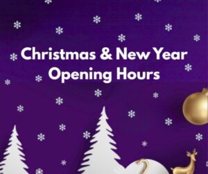 Christmas & New Year Opening Hours